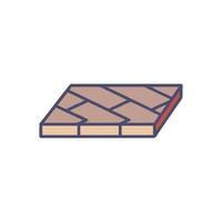Stylish paving slab illustration for builders vector