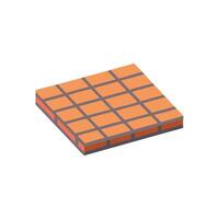 Distinctive paving slab icon representation for various uses vector