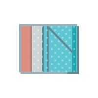 Modern plasterboard icon design for construction projects vector