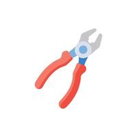 Modern pliers icon design for DIY tasks vector