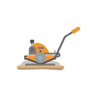 Modern power trowel icon design for construction vector