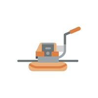 Stylish power trowel illustration for masonry vector