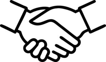 Handshake Symbolizing Agreement and Partnership for Business Communication and Branding vector