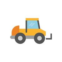 Modern road asphalt mixer icon design for construction vector