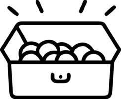 Treasure Chest Filled with Colorful Bubbles Ideal for Kids Crafts and Design Projects vector