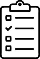 Checklist Design for Task Management and Organization Applications vector