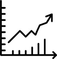Business Growth Chart Illustration for Marketing Financial Reports and Educational Materials vector