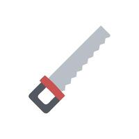 Quality saw icon for various woodworking applications vector