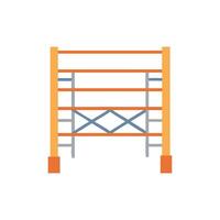 Stylish scaffolding illustration for builders vector