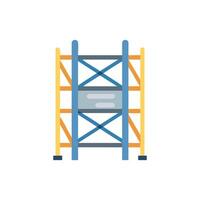Modern scaffolding icon design for construction vector