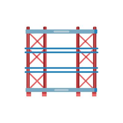 Quality scaffolding icon for industrial applications