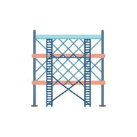 Modern scaffolding safety net icon for protection vector