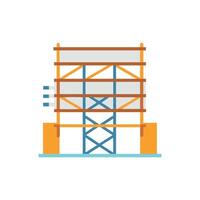 Quality scaffolding safety net icon for fall prevention vector