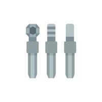 Distinctive screw bit set icon for various uses vector