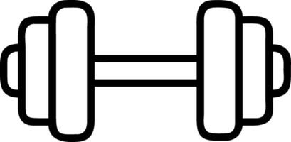 Heavy Dumbbell for Fitness and Strength Training Graphic Design and Exercise Motivation vector