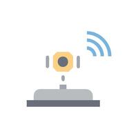 Stylish smart concrete sensor illustration for construction vector