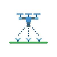 Quality sprinkler system icon for agricultural use vector