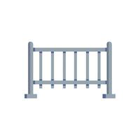 Quality steel railing icon for industrial applications vector