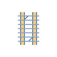 Distinctive structural reinforcement icon representation vector