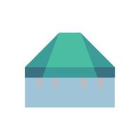 Quality tarp icon for various applications vector