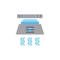 Creative Ventilation System Icon for Architecture vector