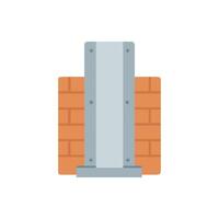 Wall Stud Icon for Structural Frameworks vector