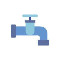 Stylish Water Pipe Icon for Utility Use vector