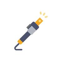 Dynamic Welding Torch Icon Illustration vector