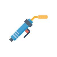 Elegant Welding Torch Icon Sketch vector