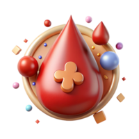 magnificent classic Blood Drop Donation Icon Isolated for Healthcare Campaigns premium png