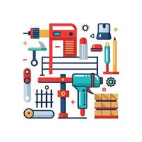 Creative Icons for Innovative Home DIY vector