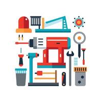 Creative DIY Icons for Home Spaces vector