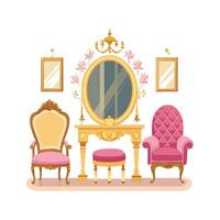 Artistic Icons for Stylish Parisian Interiors vector