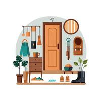 Stylish Icons for Functional Hallways vector