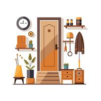 Chic Icons for Entryway Designs vector