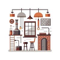Artistic Icons for Unique Industrial Elements vector