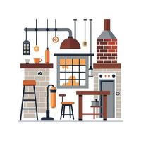 Chic Icons for Modern Industrial Elements vector