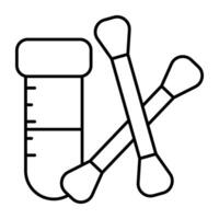 Editable Linear design of swab test vector
