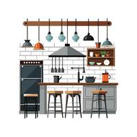 Creative Icons for Chic Industrial Kitchens vector