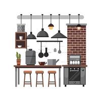 Creative Icons for Industrial Kitchen Spaces vector