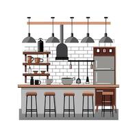 Elegant Icons for Stylish Industrial Kitchen Concepts vector