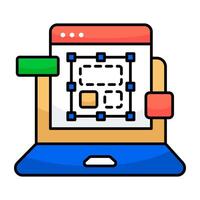 Modern icon of web designs vector