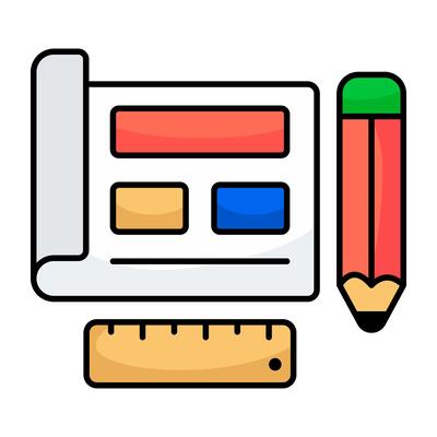 Trendy design of page layout