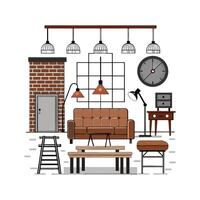 Quality Icons for Loft Style Elements vector