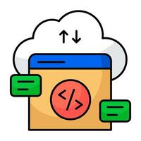 Trendy design of cloud coding vector