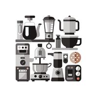 Stylish Icons for Unique Blender Designs. vector