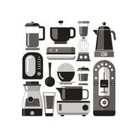 Elegant Icons for Blender Design vector