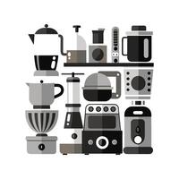 Chic Icons for Blender Kitchen Spaces vector