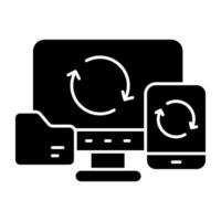A design icon of responsive design vector