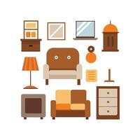 Stylish Icons for Comfortable Sofas vector